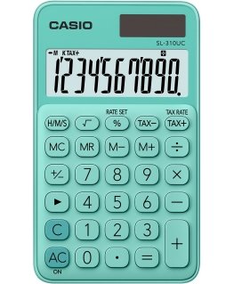Casio SL-310UC-GN kalkulaator Tasku Tavaline kalkulaator Roheline