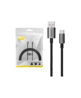 USAMS Huan Series SJ753 30W USB-C to USB-C 1.2 m titanium cable