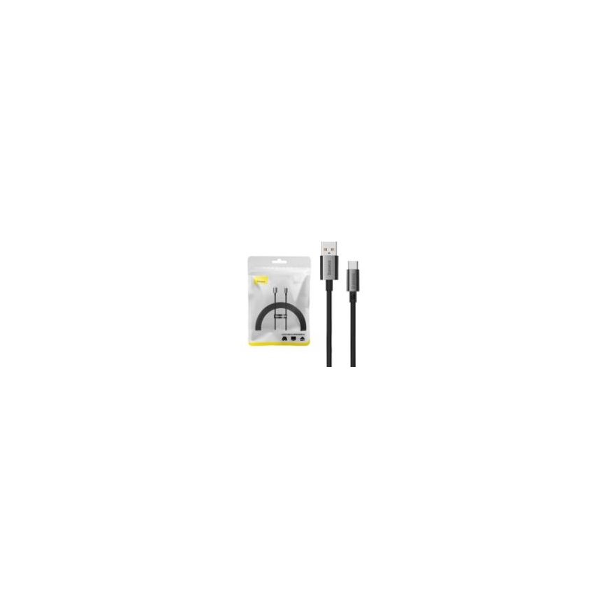 Кабель USAMS Huan Series SJ753 30W USB-C до USB-C 1,2 м титановый