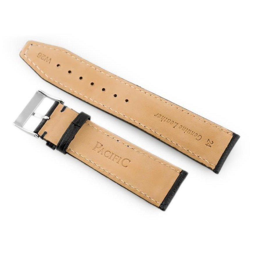 Ремешок для часов Pacific Leather W26 - ПРЕМИУМ - черный - 22 мм – 2