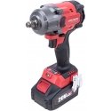 Akumulatora trieciena uzgriežņu atslēga Worcraft 1/2'' 850Nm (XCUBE kaste) ar 2 akumulatoriem un lādētāju Akumulatora trieciena uzgriežņu atslēga Worcraft 1/2'' 850Nm (XCUBE kaste) ar 2 akumulatoriem un lādētāju