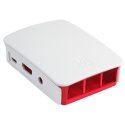 Коробка Raspberry Pi - Farnell - Красно-белая Коробка Raspberry Pi - Farnell - Красно-белая