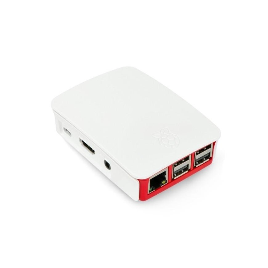 Raspberry Pi Dēžutē - Farnell - Sarkani balta – 5