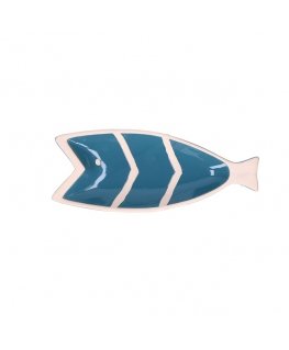 Emro Aziatica RITUALI DOMESTICI PELAGICOILLOGICO Žuvies lėkštė mėlyna 30,5 x 12,5 x 3 cm