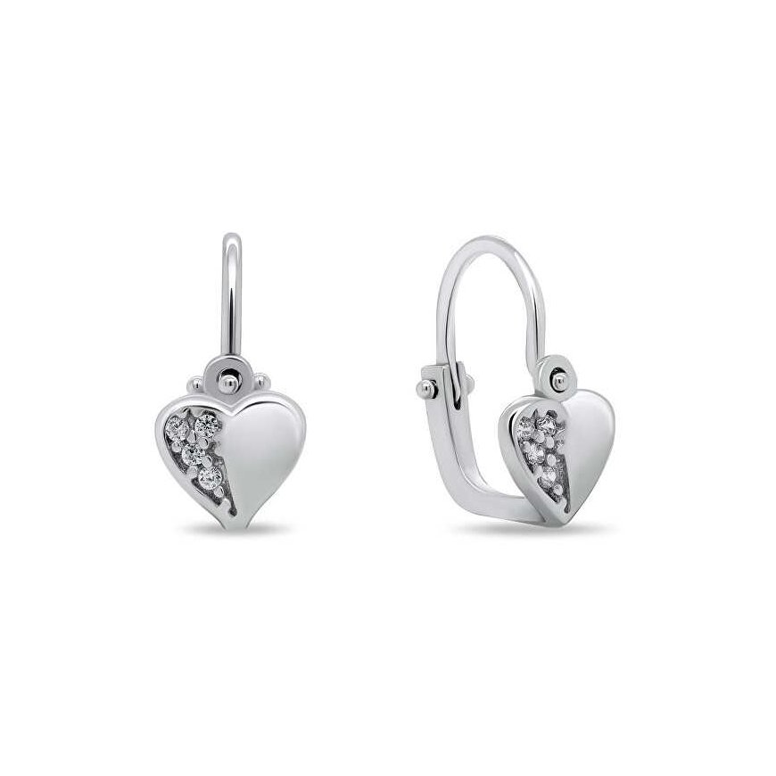Brilio Silver Brilio Silver Tender heart-shaped earrings EA182W