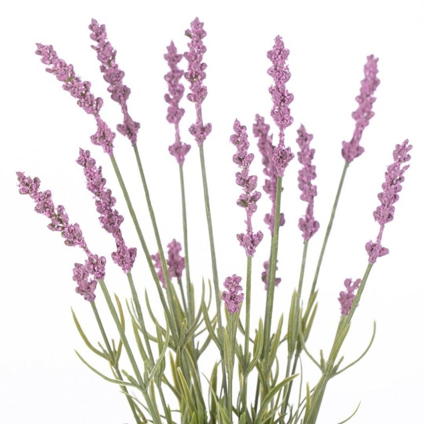 Artificial flower LAVI in violet color boho style ameliahome – 3