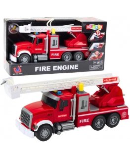 Lean Toys Suuri paloauto, jossa on ääni-, valo- ja vesitoiminnot