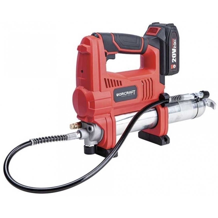 Akumuliatorinis tepalo švirkštas Worcraft CGG-S20Li 20 V 1x4,0 Ah akum.