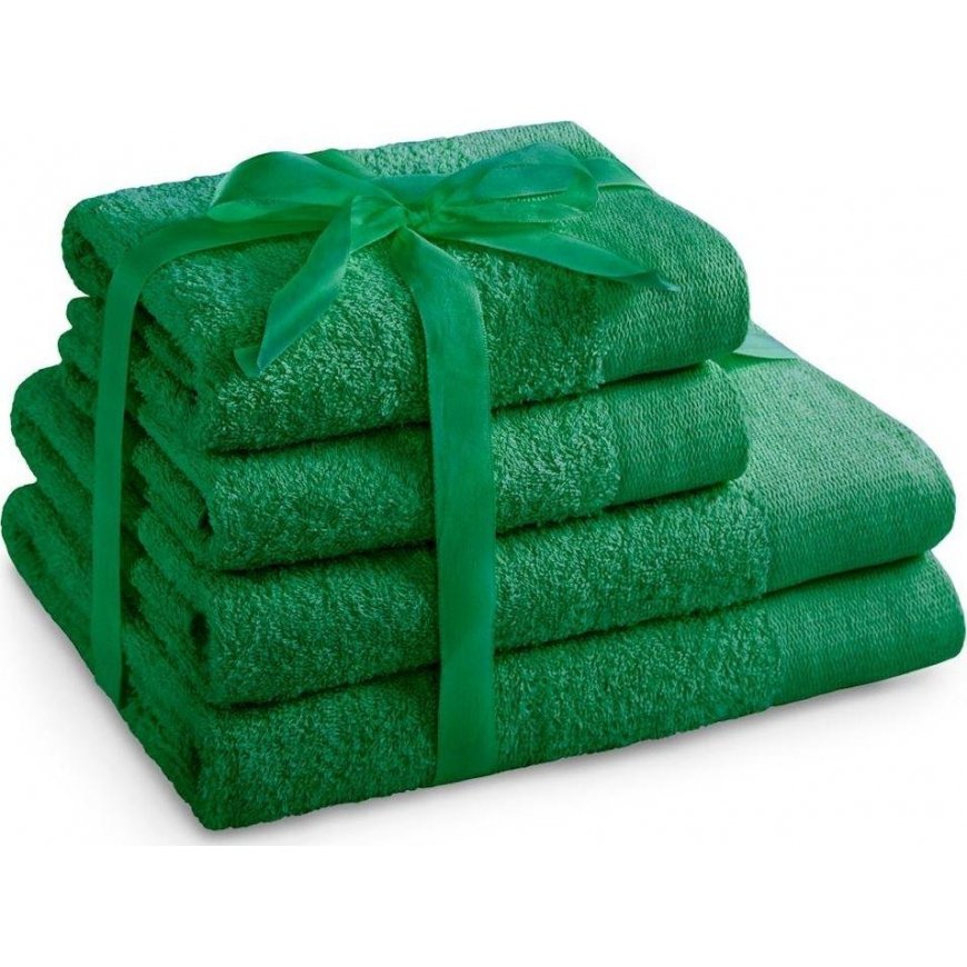 AmeliaHome Pyyhkeiden setti, 100% puuvillaa, 50x100 cm (2 kpl), 70x140 cm (2 kpl)
