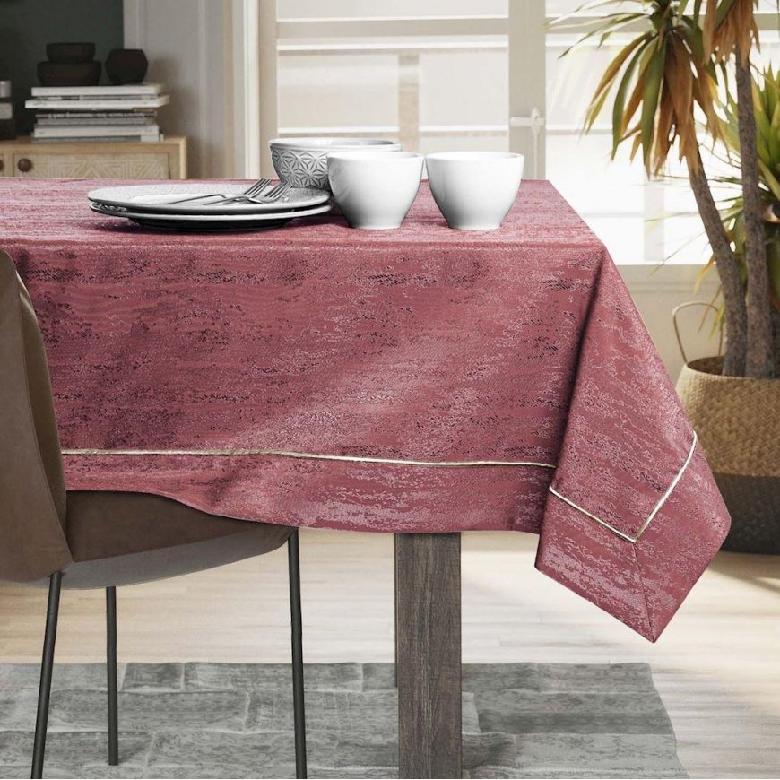 AmeliaHome TCLOTH/AH/VESTA/BRD/PPG/OLDROSE/140X140 – 4