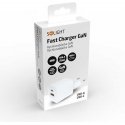 Зарядное устройство "Solight" USB-C + USB-A быстрое GaN 20W PD Зарядное устройство "Solight" USB-C + USB-A быстрое GaN 20W PD