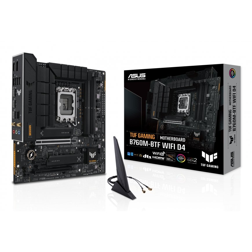 ASUS TUF GAMING B760M-BTF WIFI D4 Intel B760 LGA 1700 Микро ATX