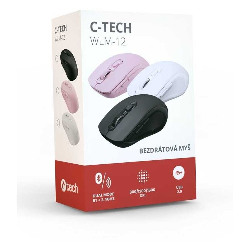 Hiiri C-Tech WLM-12 Musta (WLM12BK) – 4