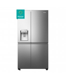 Hisense RS818N4TIE kõrvutiasetsev külmik-sügavkülmik Eraldiseisev 632 l E Roostevaba teras