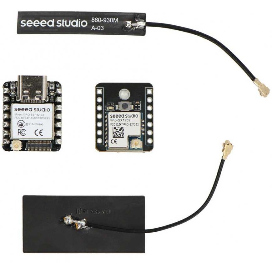 Seeed Studio Xiao ESP32-S3 + Wio-SX1262 kit, designed for Meshtastic and LoRa/LoRaWAN – Seeedstudio 102010611 – 3