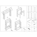 5five Simply Smart Natureo towel rack, 82 cm