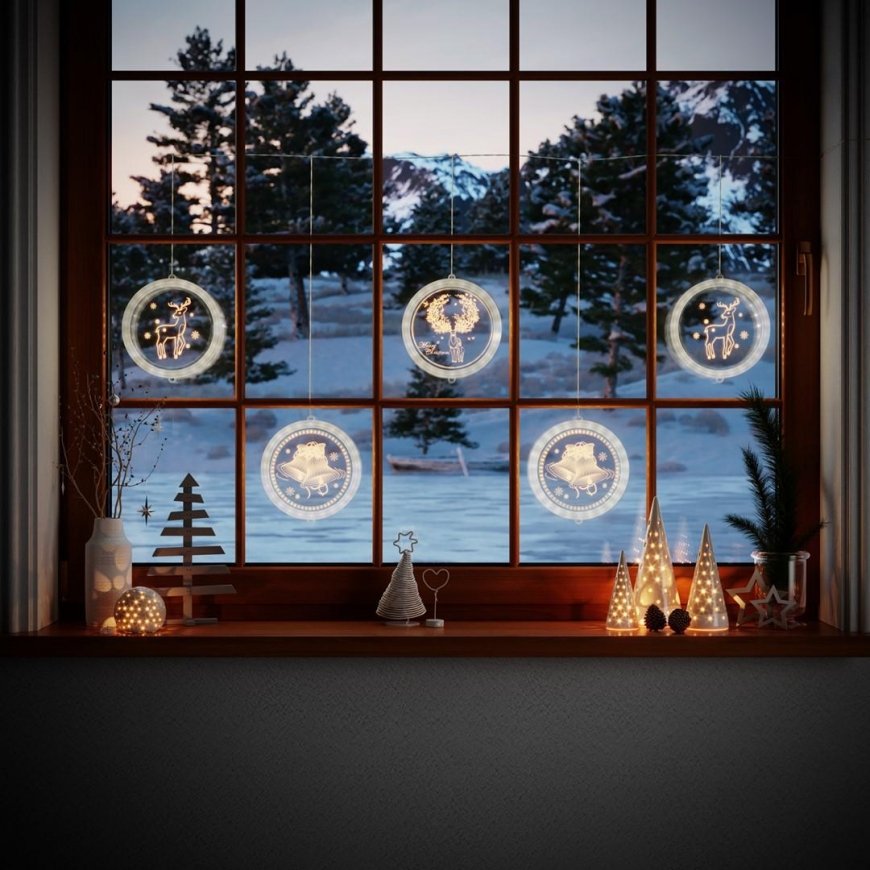 AmeliaHome Led Vitraasi AH POROSETTI RONDA KOKO 5 KPL. – 2