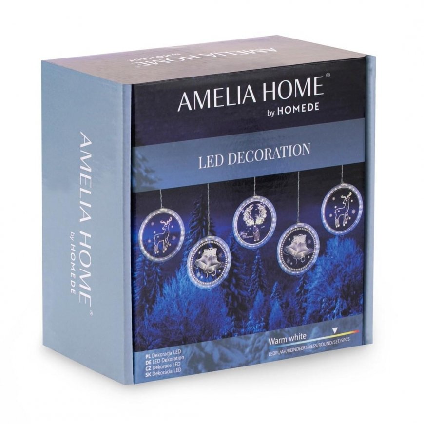 AmeliaHome Led Vitraasi AH POROSETTI RONDA KOKO 5 KPL. – 4