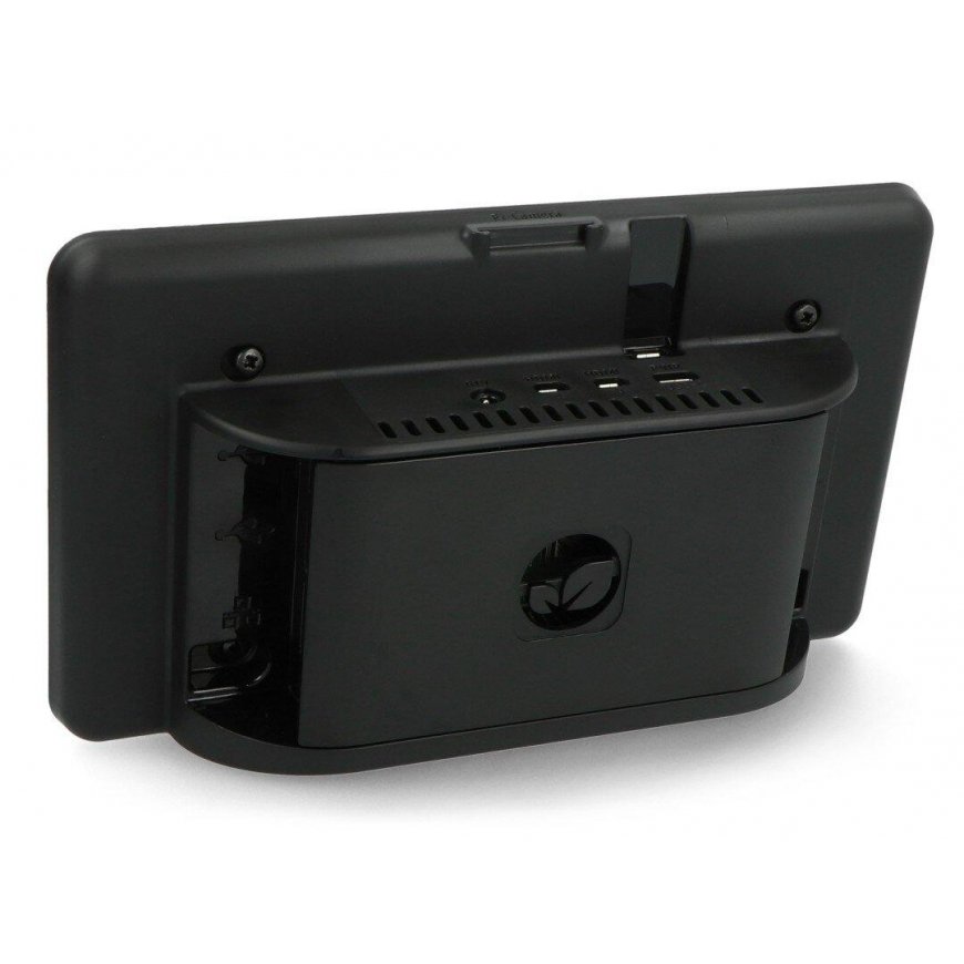 Raspberry Pi 4B and 7" Multicomp Pro touchscreen case - black – 3