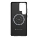 Spigen Enzo Aramid matkapuhelimen suojakotelo 17,5 cm (6.9") Suojus musta, Hopea
