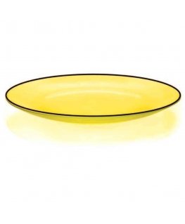 ROSE&TULIPS ARPEGGIO Set of 6 dinner plates 25 cm, orange color