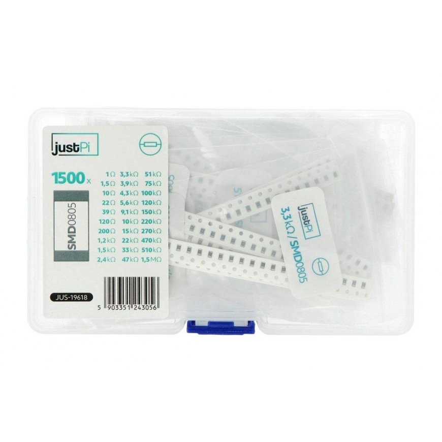 SMD0805 Resistor Set - justPi - 1500 pcs – 2