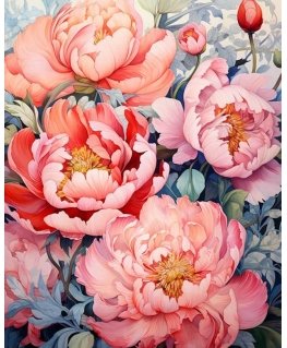 Beldizart Deimantti maalaus kehikolla Kukkia 30x40 cm VA822