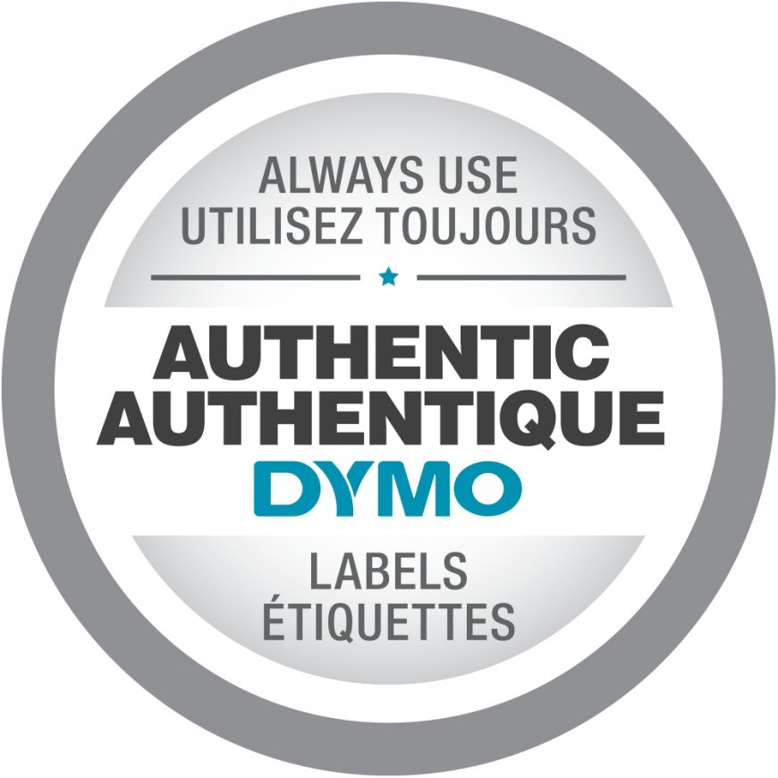 DYMO D1 -Durable Labels - Black on White - 19mm x 5.5m – 4