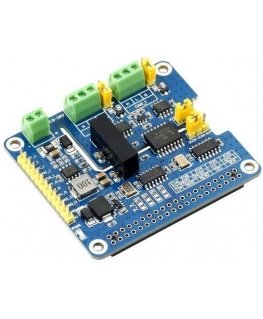 CAN FD Expansion HAT - 2-channel isolated CAN FD transceiver - designed for Raspberry Pi - Waveshare 17075