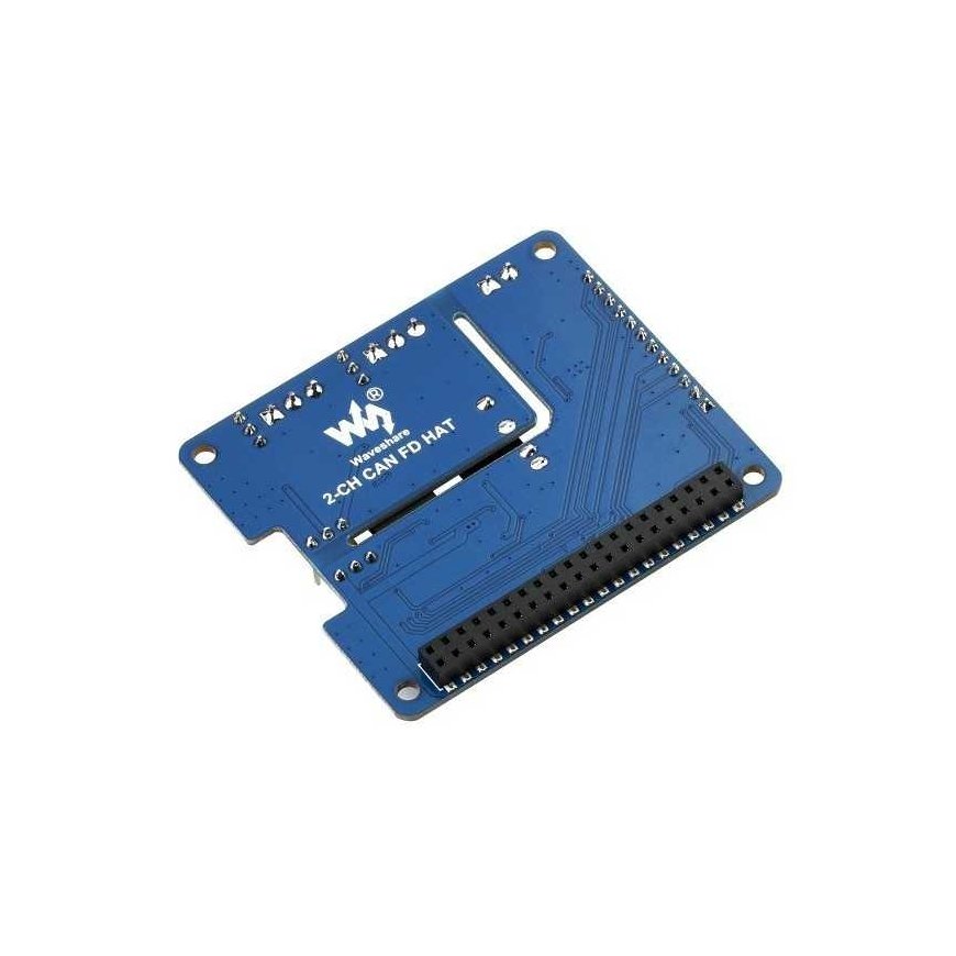 CAN FD Expansion HAT - 2-channel isolated CAN FD transceiver - designed for Raspberry Pi - Waveshare 17075 – 5