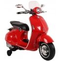 Lean Cars Sähköscooter lapsille Vespa GTS 300, punainen