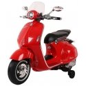 Lean Cars Elektriline motoroller lastele Vespa GTS 300, punane