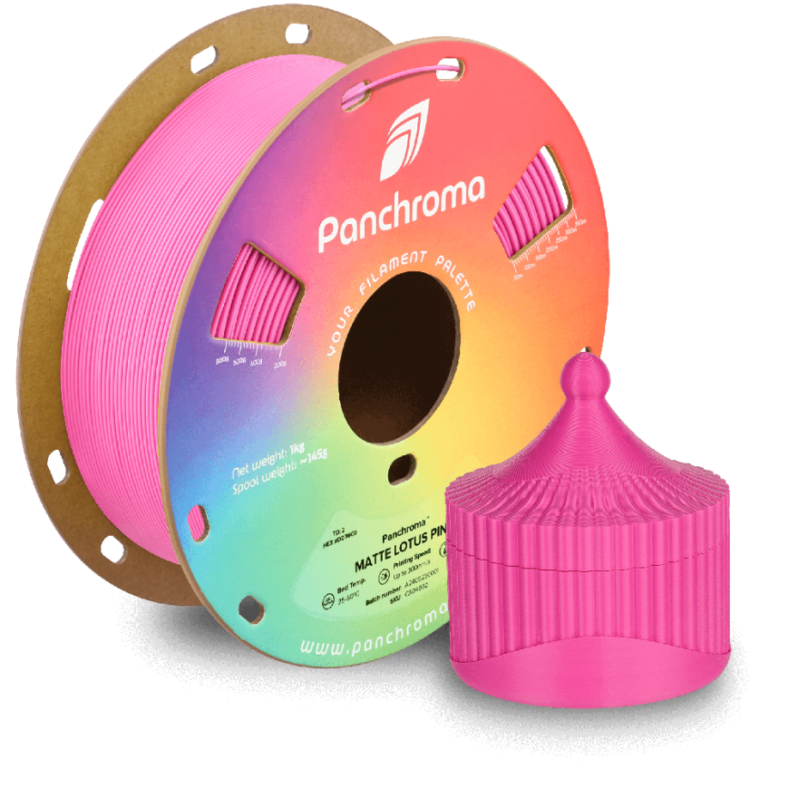 Polymaker Panchroma™ PLA Matte 1.75 mm 1kg - Lotus Pink