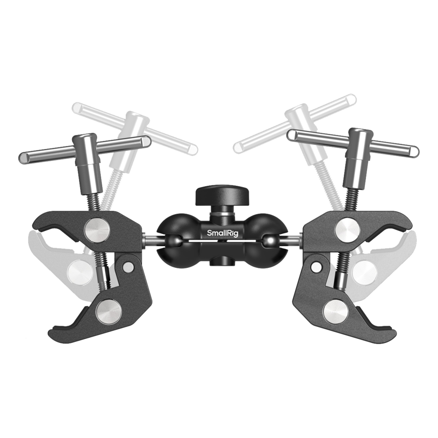 SmallRig 5331 Dvigubas Galvos Krabų Formos Spaustuvas – 3