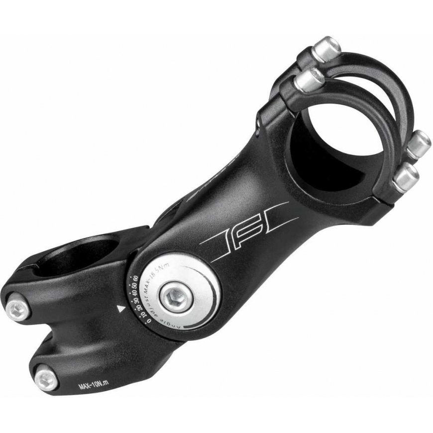 FORCE stem S6.4 31,8/105mm kunto. Alumiini, musta