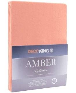 GINTARO värinen korallityylinen klassinen materiaalityyppi - tekstiilijersey 100-120x200 DecoKing