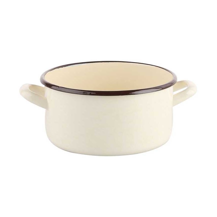 Altom Design Emaljēts katls 1,45 l SKSM 16 cm AUGSTUMS 8,5 cm – 2