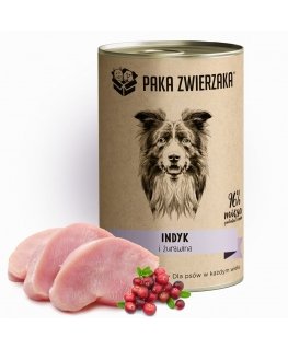 PAKA ZWIERZAKA Türgi ja jõhvikad - märg koeratoit - 400g