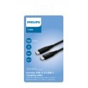 Philips PHIL-DLC5206C/00 USB kabelis 2 m USB C Melns