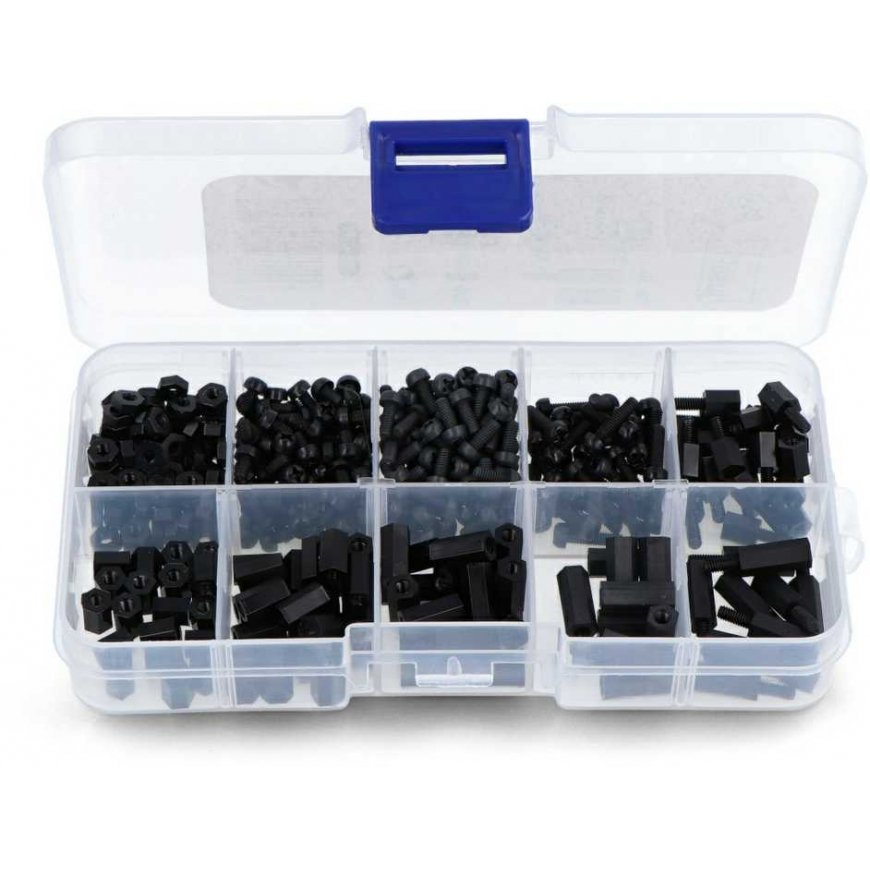 Assembly kit 5 Raspberry Pi - M2.5 screws and spacers set - 380 pcs, - justPi – 2
