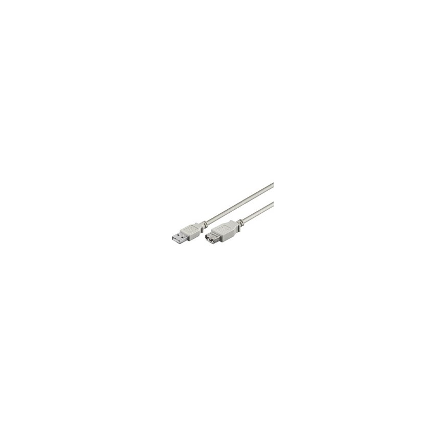 Goobay USB Verl AA 060 HiSpeed 0.6m USB-kaapeli 0,6 m USB A Harmaa