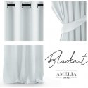 Night curtain with rings AmeliaHome BLACKOUT 140X245 cm, 1 pc, color: white Night curtain with rings AmeliaHome BLACKOUT 140X245 cm, 1 pc, color: white