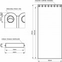 Night curtain with rings AmeliaHome BLACKOUT 140X245 cm, 1 pc, color: white Night curtain with rings AmeliaHome BLACKOUT 140X245 cm, 1 pc, color: white