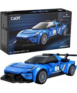 CaDA Statybiniai blokai Automobilis 15,5 cm lenktyninis automobilis Maserati GT2 Transporto priemonė 240 vnt 1:24 C55031W