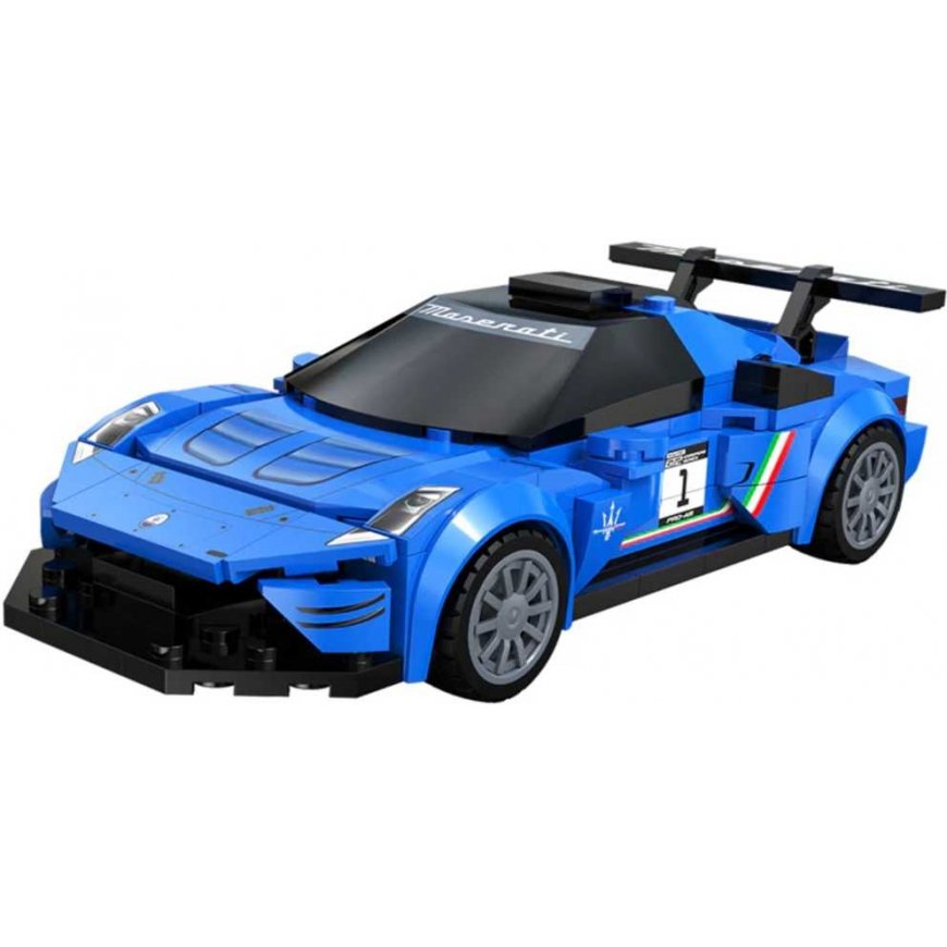 CaDA ehitusplokid Auto 15,5 cm võidusõiduauto Maserati GT2 Sõiduk 240 tk 1:24 C55031W – 2