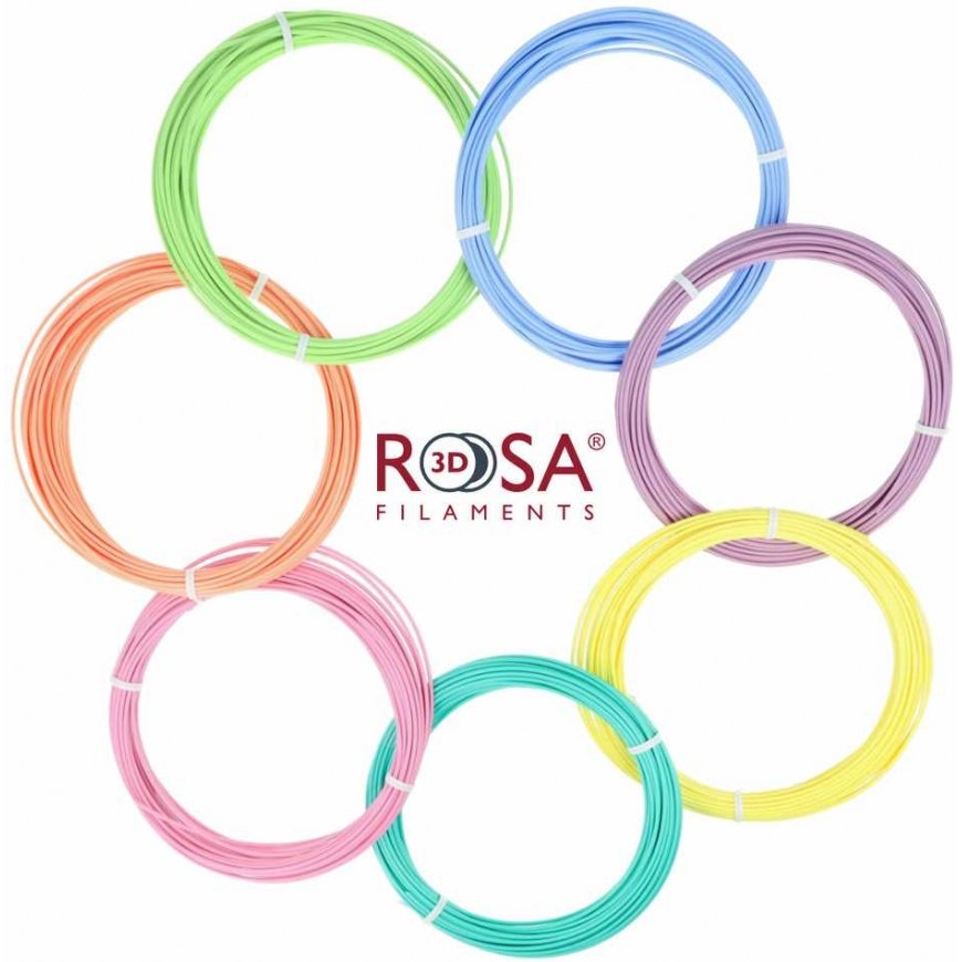 Rosa3D PLA Pastel Plastic Set - 1.75mm - 7x10m – 4