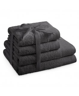 AmeliaHome Towel/AH/AMARI/CHAR/SET2*70x140+2*50x100