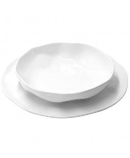 VALGE PORSELAN LUNIA 6 salati taldriku komplekt 21,5 cm
