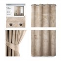 Yöverho renkailla AmeliaHome VELVET 140X245 cm, 1 kpl, väri: kerma Yöverho renkailla AmeliaHome VELVET 140X245 cm, 1 kpl, väri: kerma