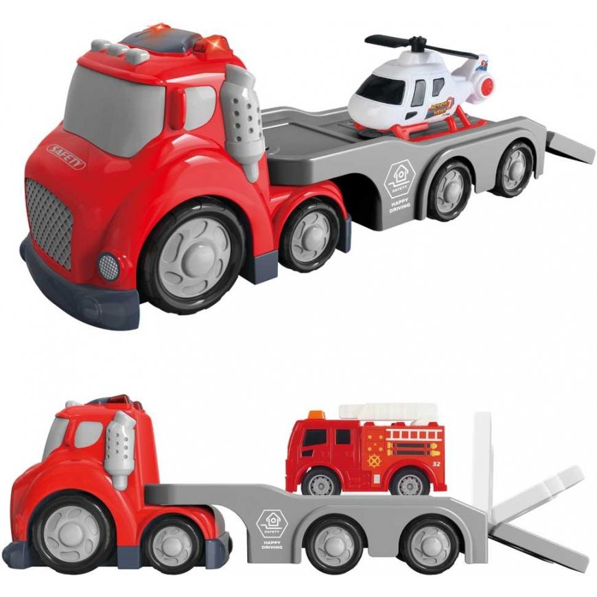 "WOOPIE Red Fire Department City Truck" sound and light effects – 2